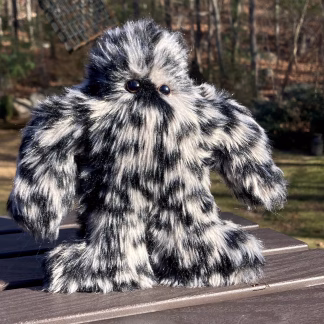 TRUFFLE Mini Bigfoot Plushie with BROWN eyes